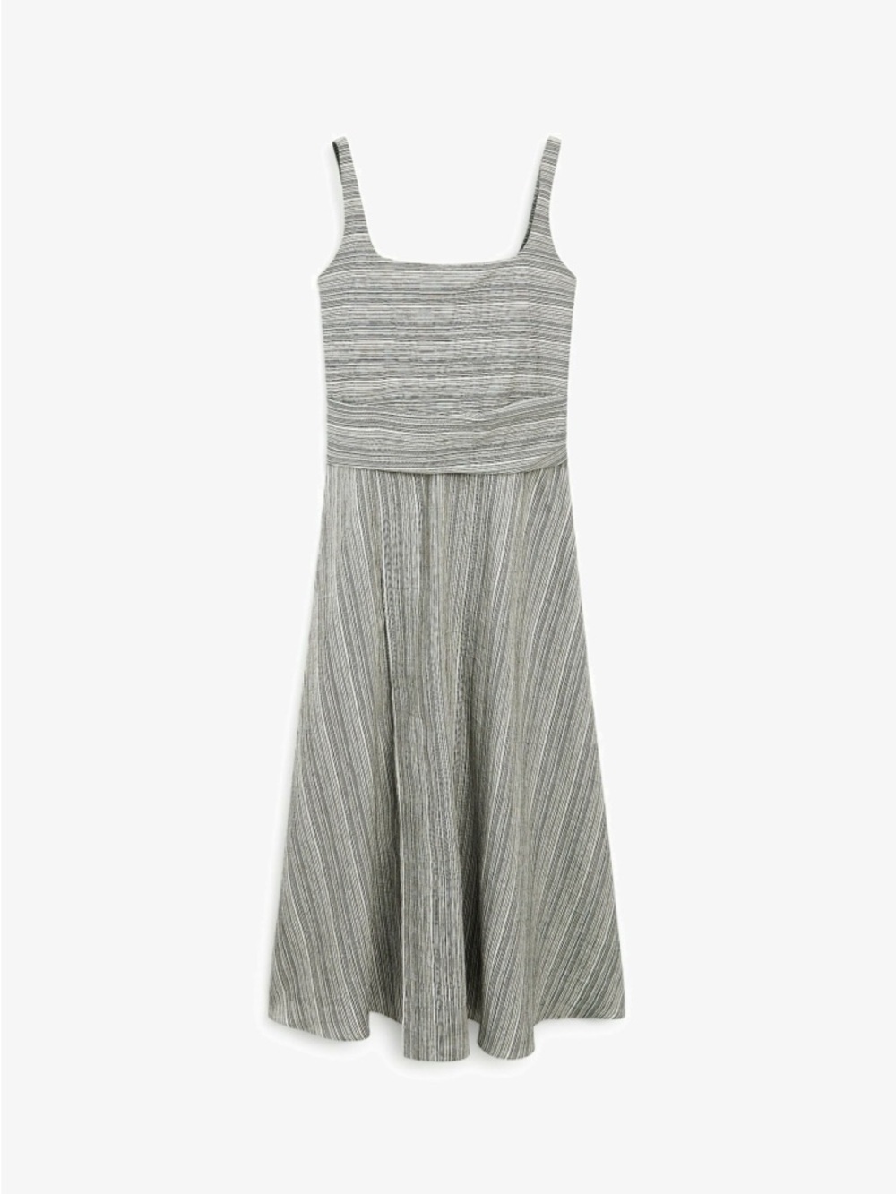 Massimo Dutti ~ STRIPED FLOUNCE MIDI - Day dress - Picture 9 of 13